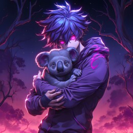 暗黑风格帅气英俊的男生头像