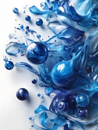 医学杂志风格生物细胞分子技术创意插画壁纸