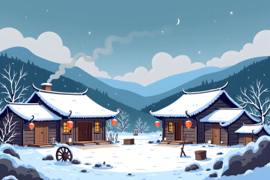 山坳里的人家