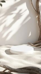 简约促销展台场景