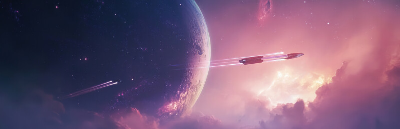 飞机在蓝天下飞行的低角度视图