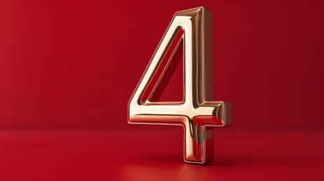 3D数字4字体特效倒计时背景