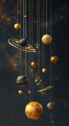 桌上圣诞装饰的高角度视图