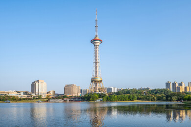 中国株洲神农湖神农塔