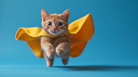 超级英雄小猫咪
