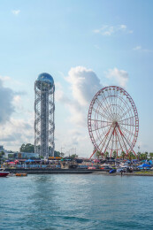 格鲁吉亚巴统黑海地标建筑