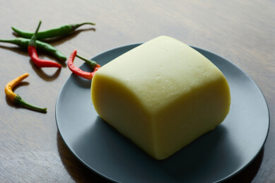 地方特色美食米豆腐和辣椒配菜