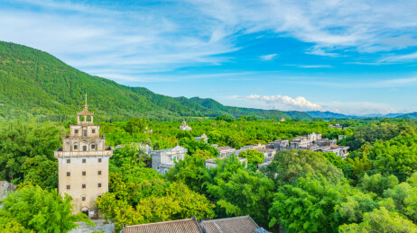 广东江门开平马降龙碉楼