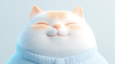 3D可爱猫形象