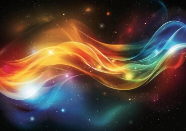 绚丽星云的AI图片