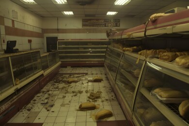 被遗忘的杂货店：满地散落的麵包
