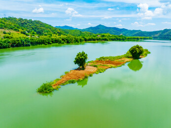 广东肇庆封开贺江航拍美景