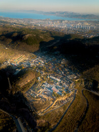 蓟州西井峪村航拍视角