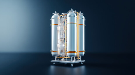 实验室中的高压气体储存设备