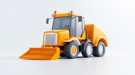 现代推雪车展示建筑工地车辆