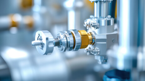 工业管道中的液压接头细节