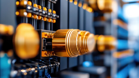 工业控制设备上的金属旋钮