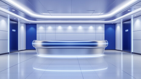 现代风格室内前台设计空间场景