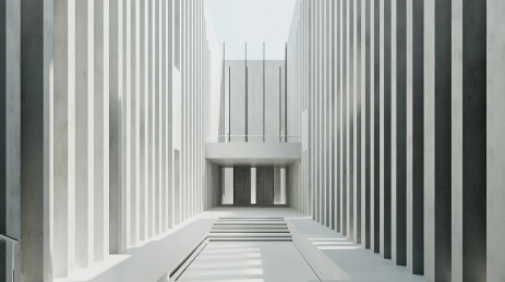 现代建筑内部结构空间