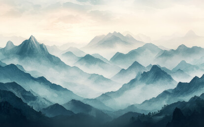 水墨山水画