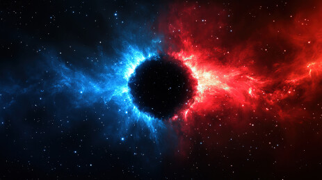 夜空中星星的低角度观察