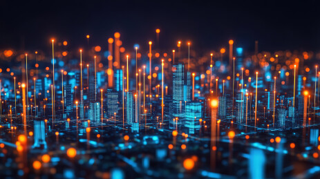 城市风光大数据概念