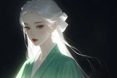 国风美女插画