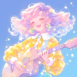 弹吉他的女孩