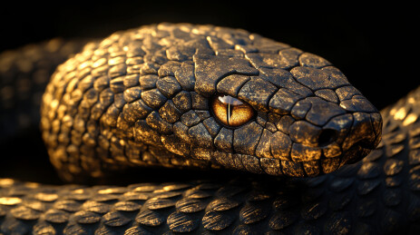 广告创意生肖蛇插图