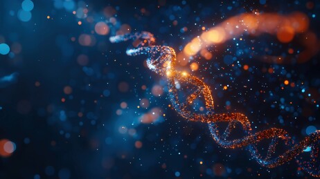 三维双螺旋DNA结构和基因序列