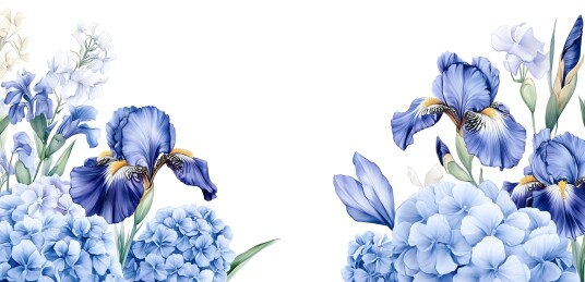 白色背景的热带花朵