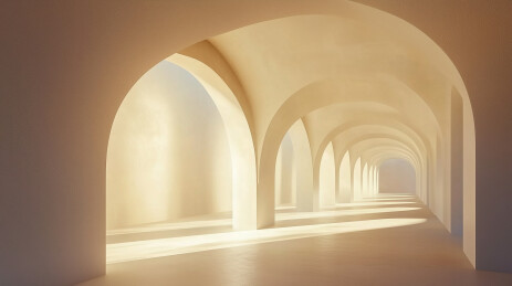 极简主义白色建筑