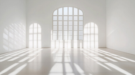 极简主义白色建筑