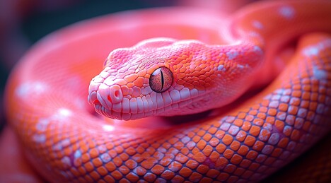 自然中唯美的蛇