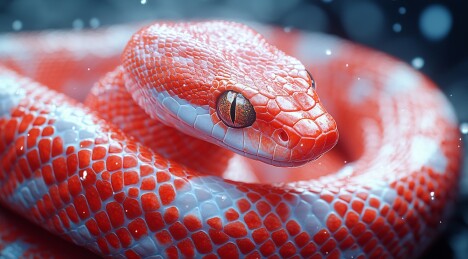 自然中唯美的蛇