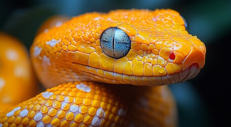 自然中唯美的蛇