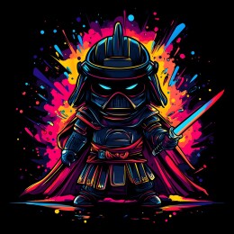 工业风机甲战士插画