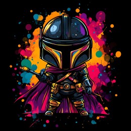 工业风机甲战士插画