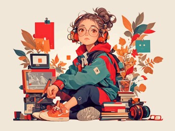 个性人物插画