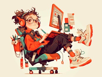 个性人物插画