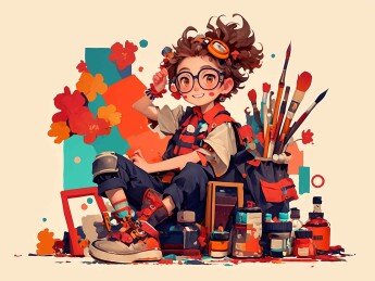 个性人物插画