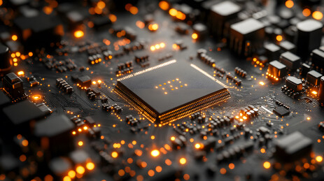 科技芯片模型渲染