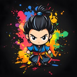 Q版卡通中国风古代儒雅修仙道士形象头像