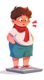 称体重的男孩