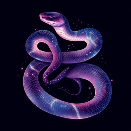 蛇的插画
