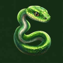 蛇的插画