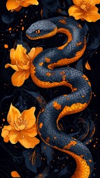 精美蛇壁纸