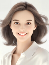 3D渲染的广告美女模特