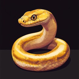 灵动缠绕的蛇之生态壁纸与插画艺术