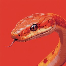 灵动缠绕的蛇之生态壁纸与插画艺术